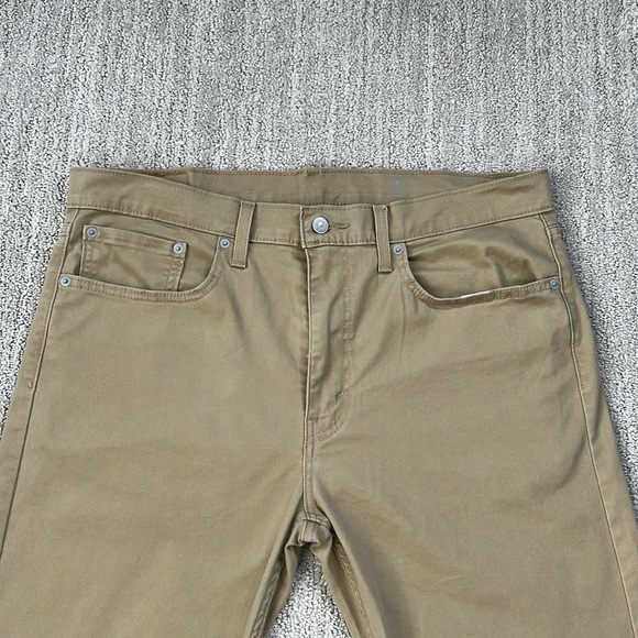 Levi’s 502 Men’s Tan Performance Taper Stretch Twill Pants Sz 36x34. EUC - Picture 3 of 16